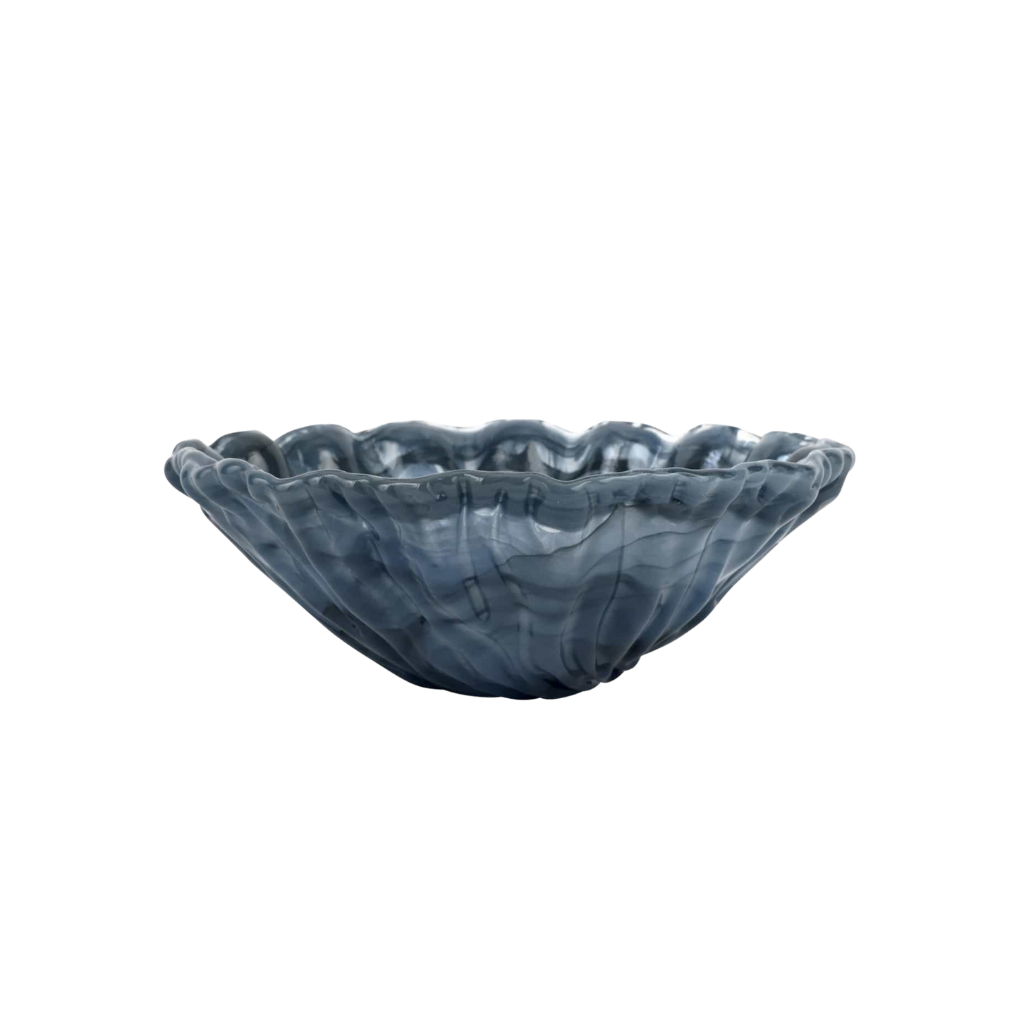 Onda Glass Gray Bowl