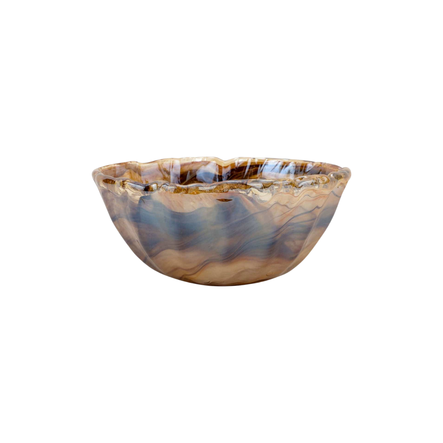 Onda Glass Tortoiseshell Small Bowl