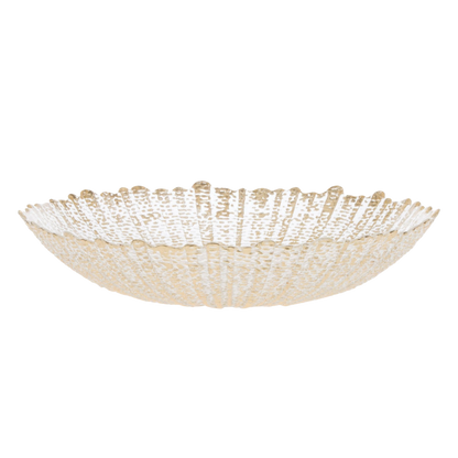 Rufolo Glass Large Serving Bowl