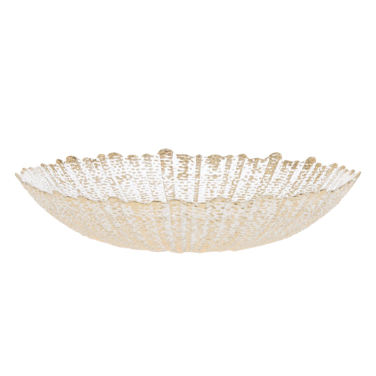 Rufolo Glass Large Serving Bowl