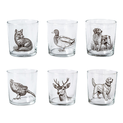 Wildlife Assorted Tumblers - Set of 6
