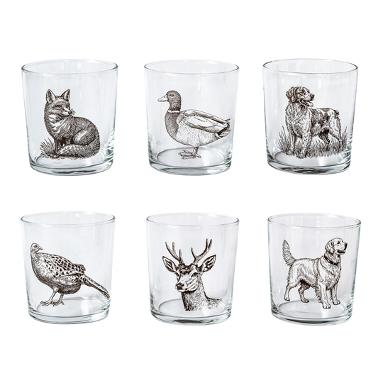 Wildlife Assorted Tumblers - Set of 6