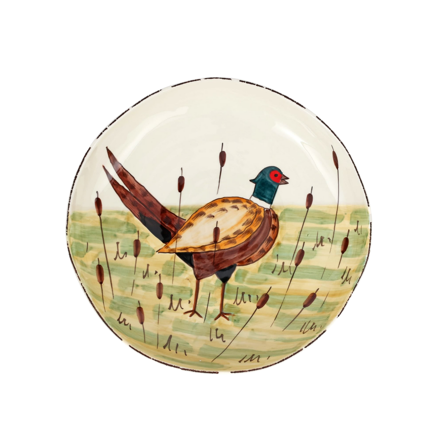 Wildlife Pheasant Shallow Bowl