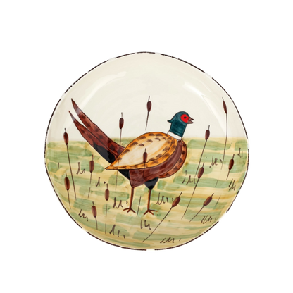 Wildlife Pheasant Shallow Bowl