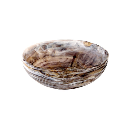 Wave Bowl Large- tortoise Swirl