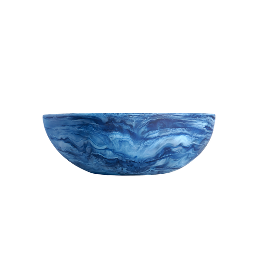 Wave Bowl Large- Denim Swirl