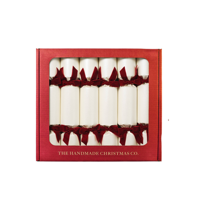 White Christmas Cracker Box - Set of 6 (Fill Your Own)