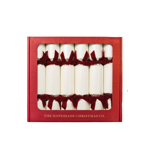White Christmas Cracker Box - Set of 6 (Fill Your Own)