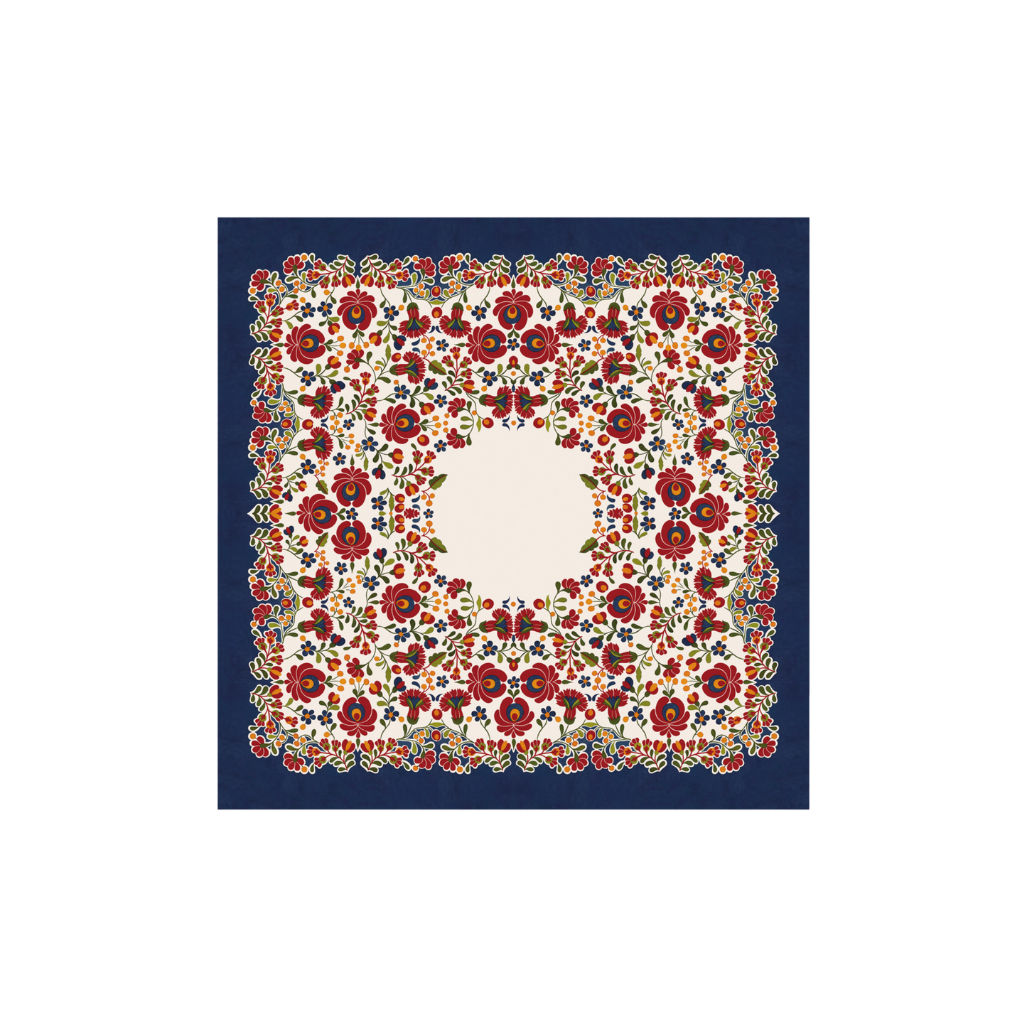 Windflower Placée Tablecloth in Bordeaux