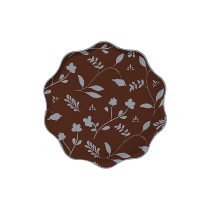 Woodland Dessert Plate Set - Bark