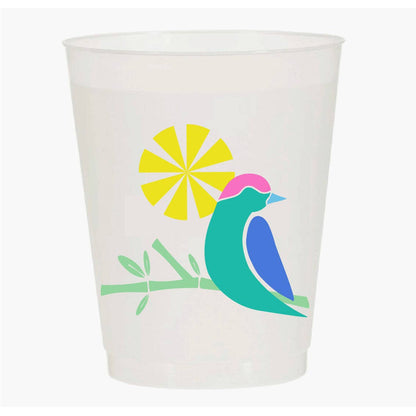 Cheers Bird Bam Shatterproof Cups -Set of 10