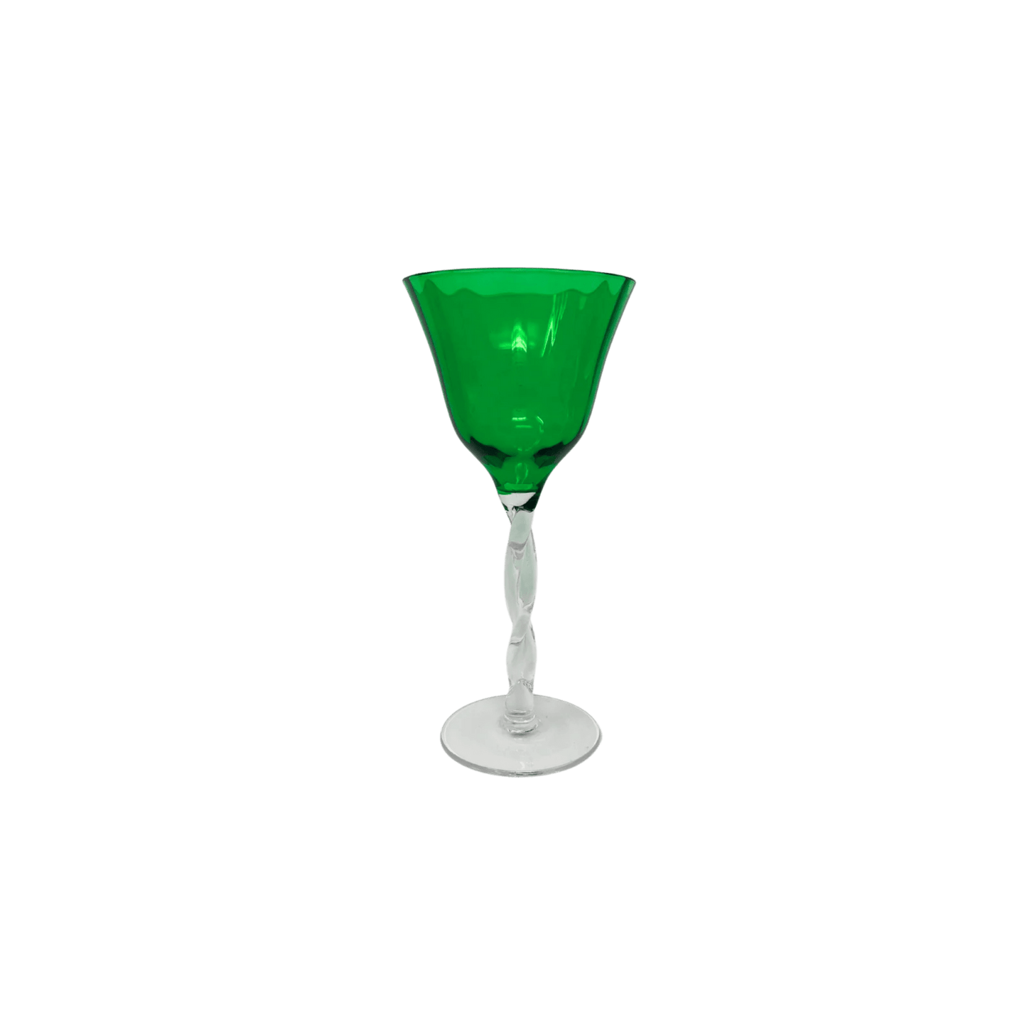 Adriana Wine Glass in Emerald Green - Set of 4 - Hosted by Kelly Gaudreau