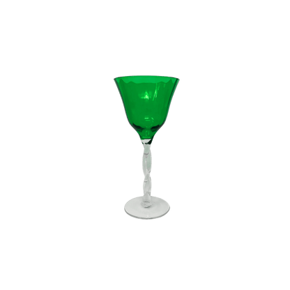 Adriana Wine Glass in Emerald Green - Set of 4 - Hosted by Kelly Gaudreau