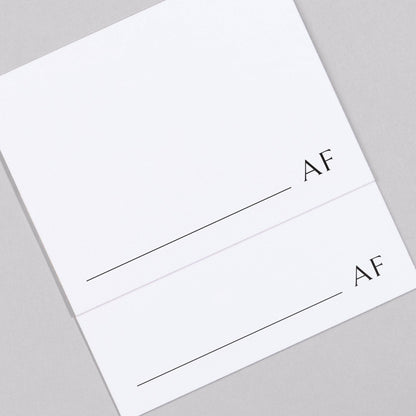 AF Place Cards - Hosted by Kelly Gaudreau