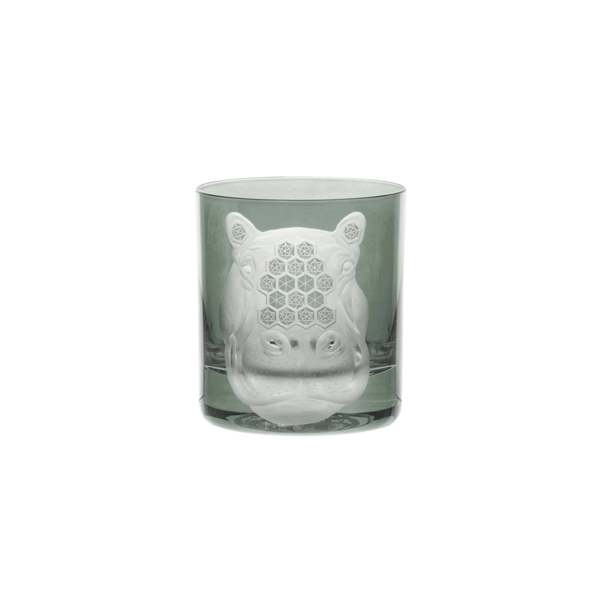 African Safari Hippopotamus Double Old Fashioned - Grey - Hosted by Kelly Gaudreau