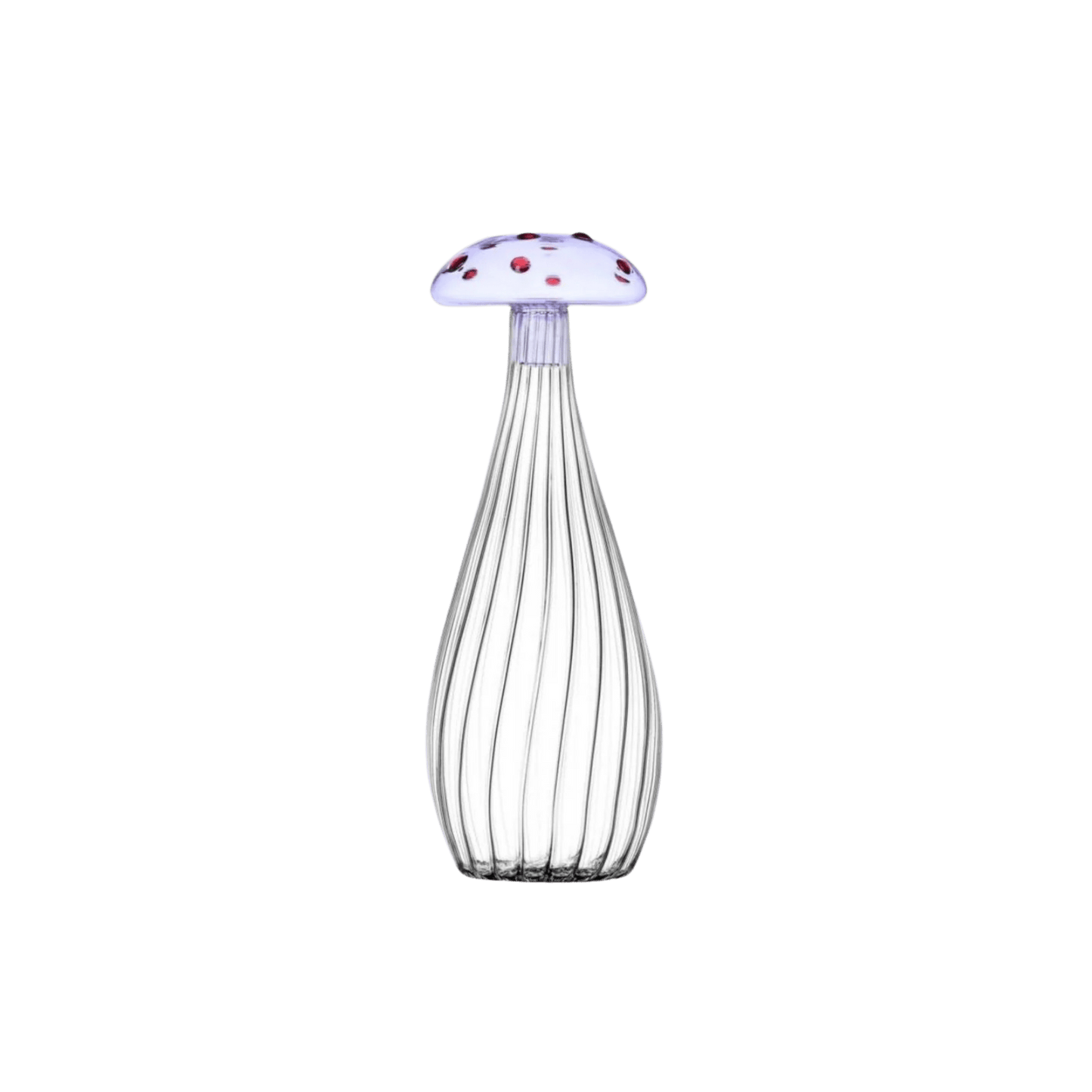 Alice Bottle with Purple Mushroom with Red Dots - Hosted by Kelly Gaudreau