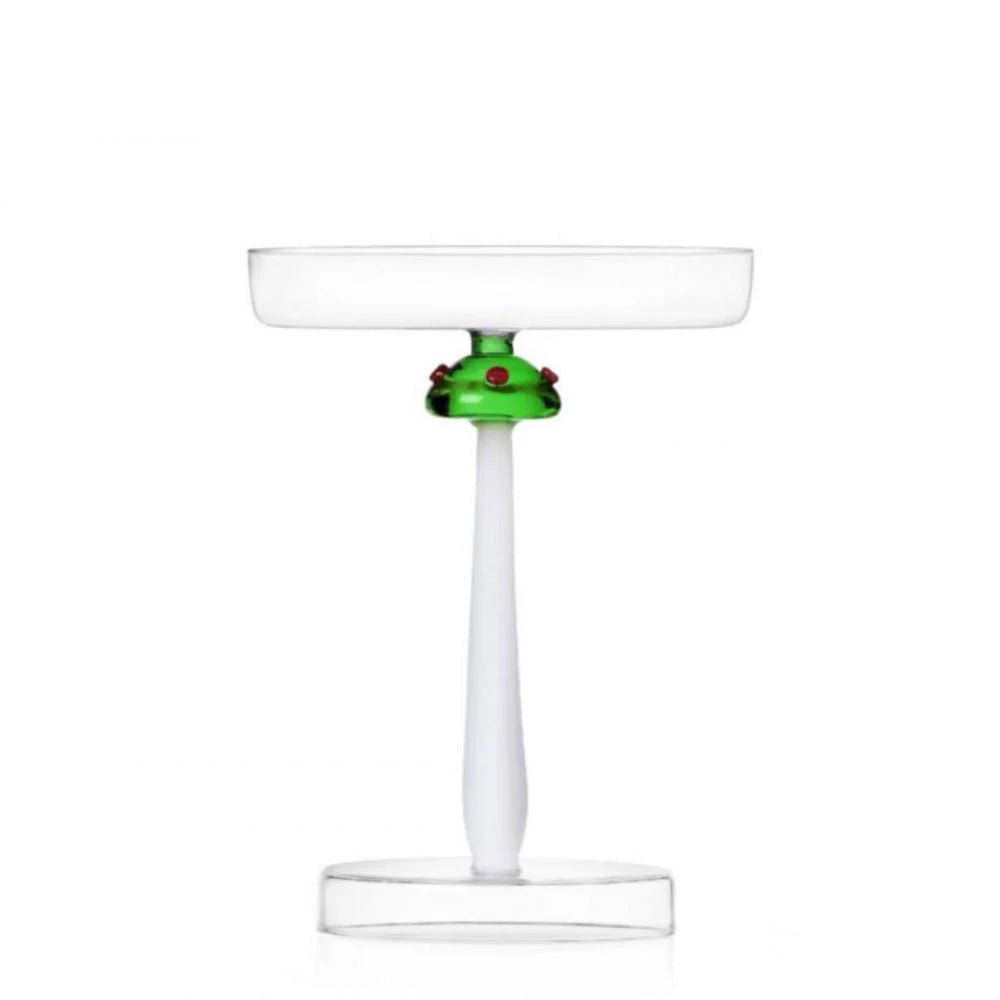 Alice Footed Dish with Green Mushrooms with Red Dots - Hosted by Kelly Gaudreau