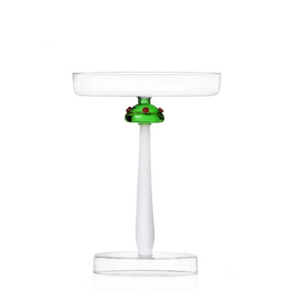 Alice Footed Dish with Green Mushrooms with Red Dots - Hosted by Kelly Gaudreau