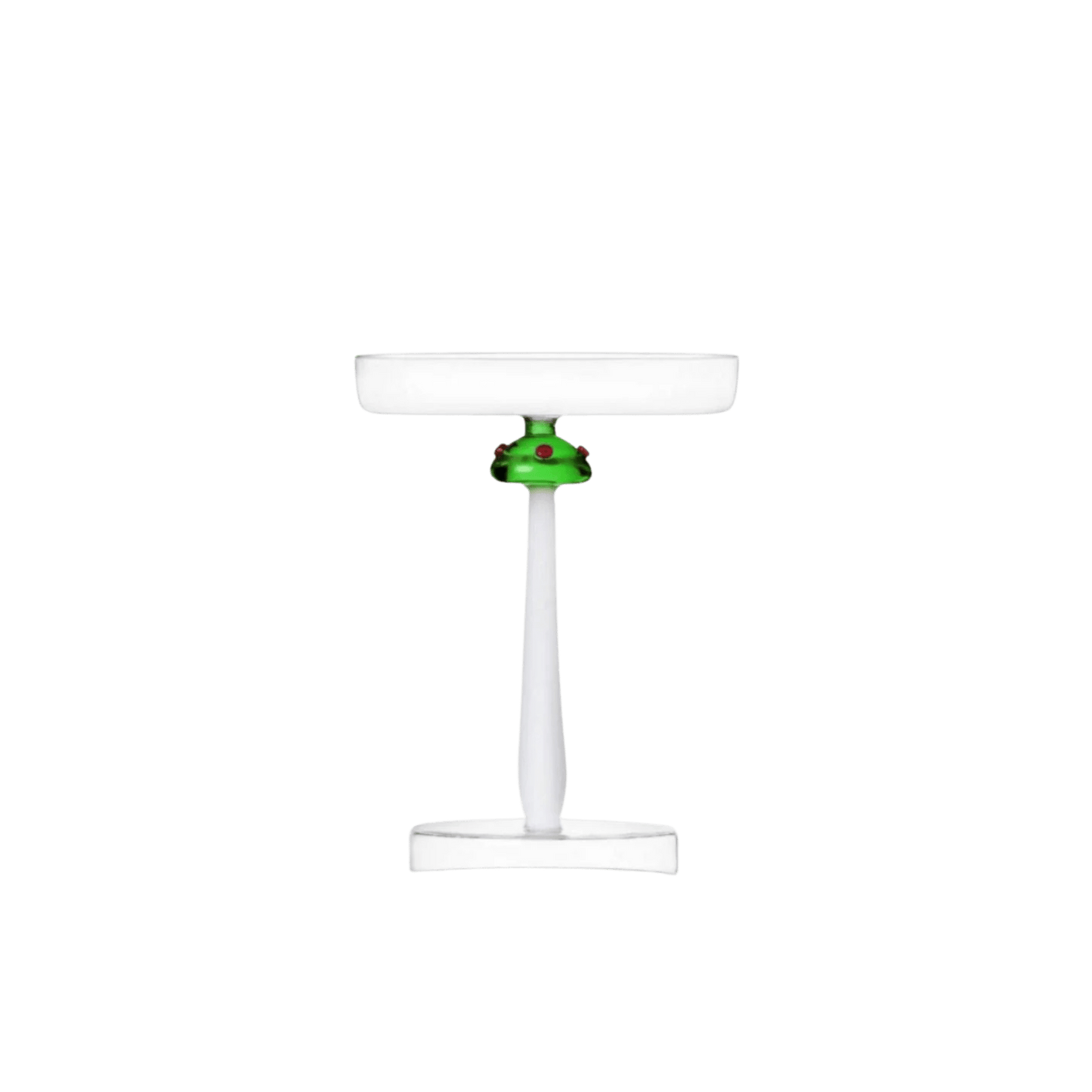 Alice Footed Dish with Green Mushrooms with Red Dots - Hosted by Kelly Gaudreau