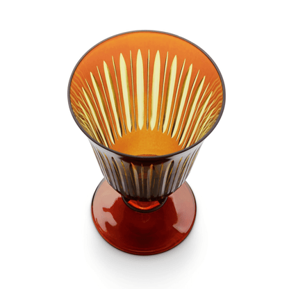 Amber Prism Wine Glasses - Set of 4 - Hosted by Kelly Gaudreau