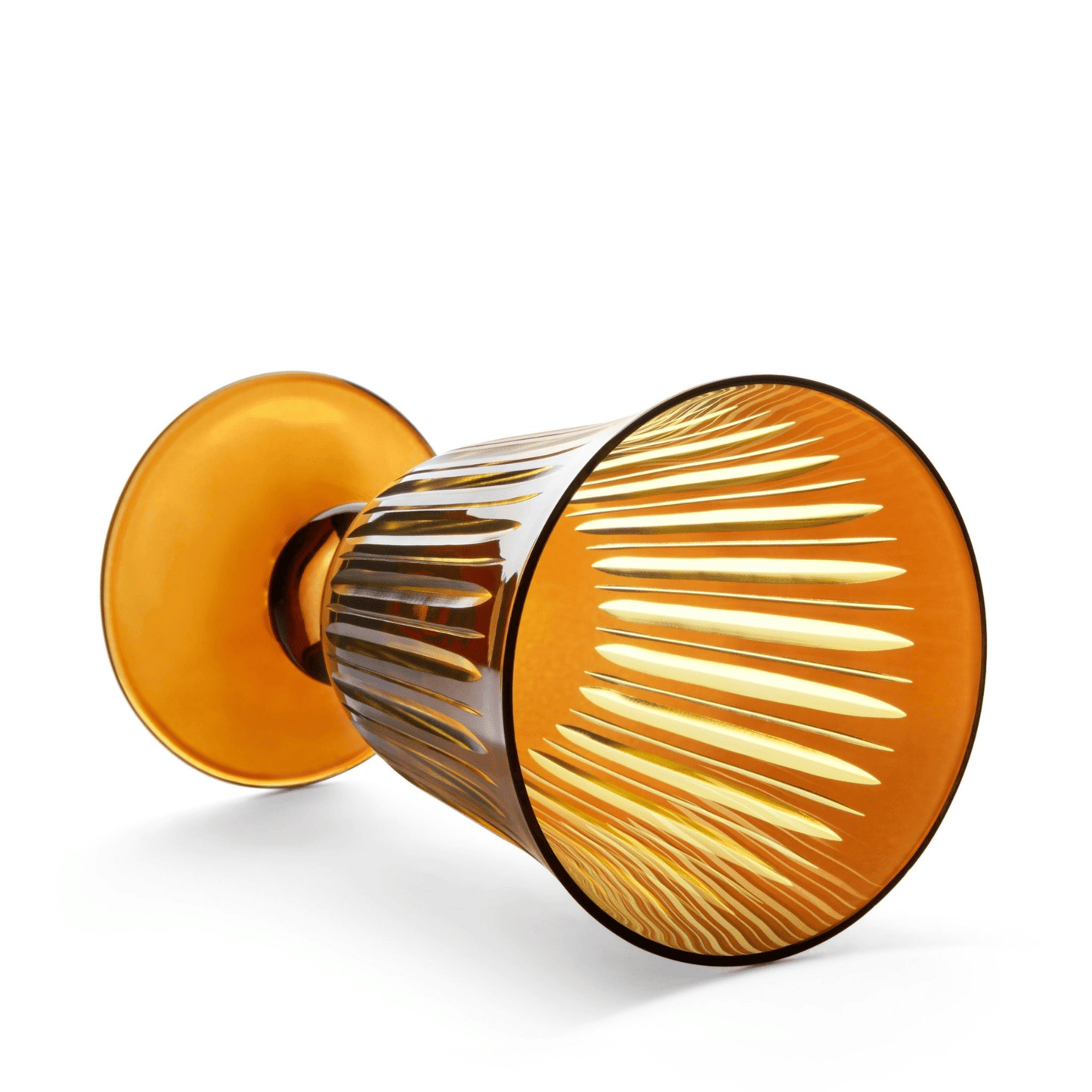 Amber Prism Wine Glasses - Set of 4 - Hosted by Kelly Gaudreau