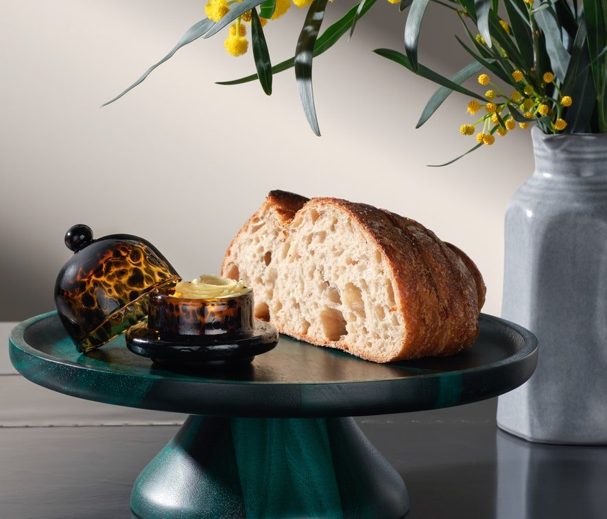 Andrew Tortoise Round Butter Dish - Hosted by Kelly Gaudreau