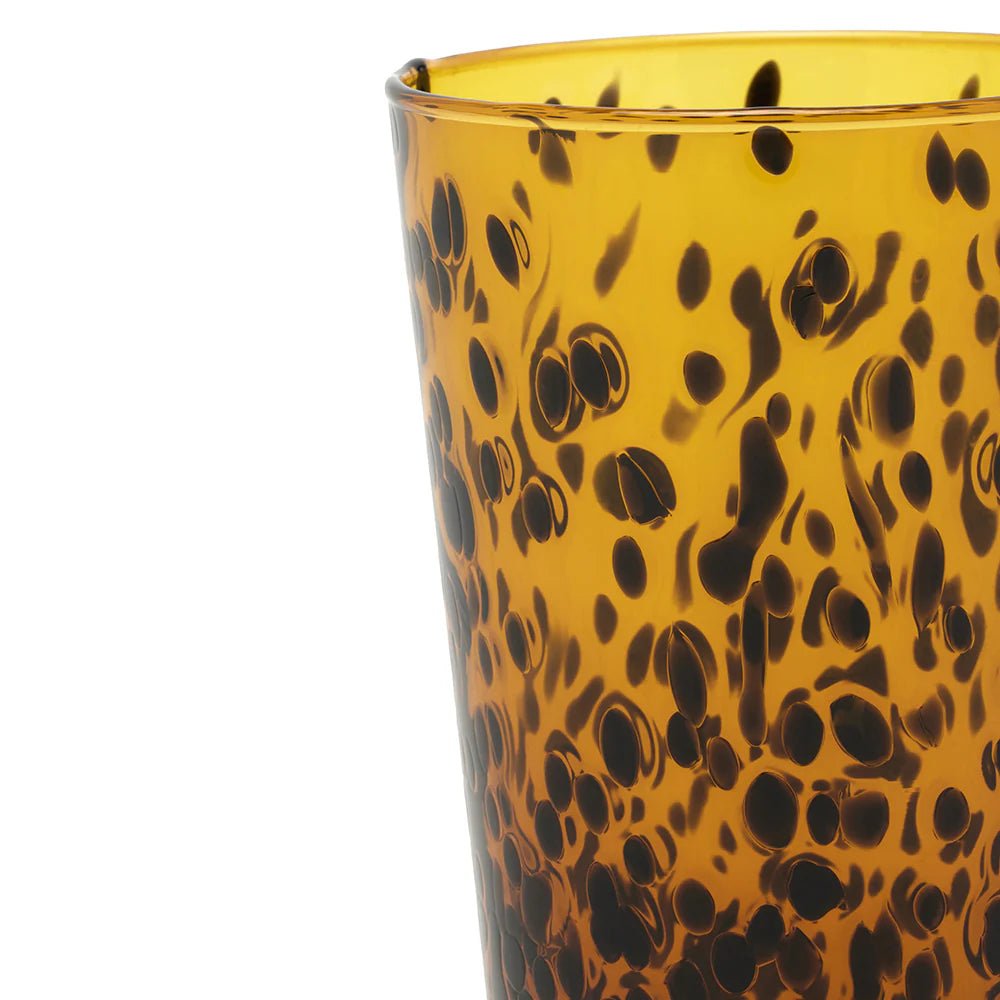 Andrew Tortoise Shell Highball Glasses - Set of 6 - Hosted by Kelly Gaudreau