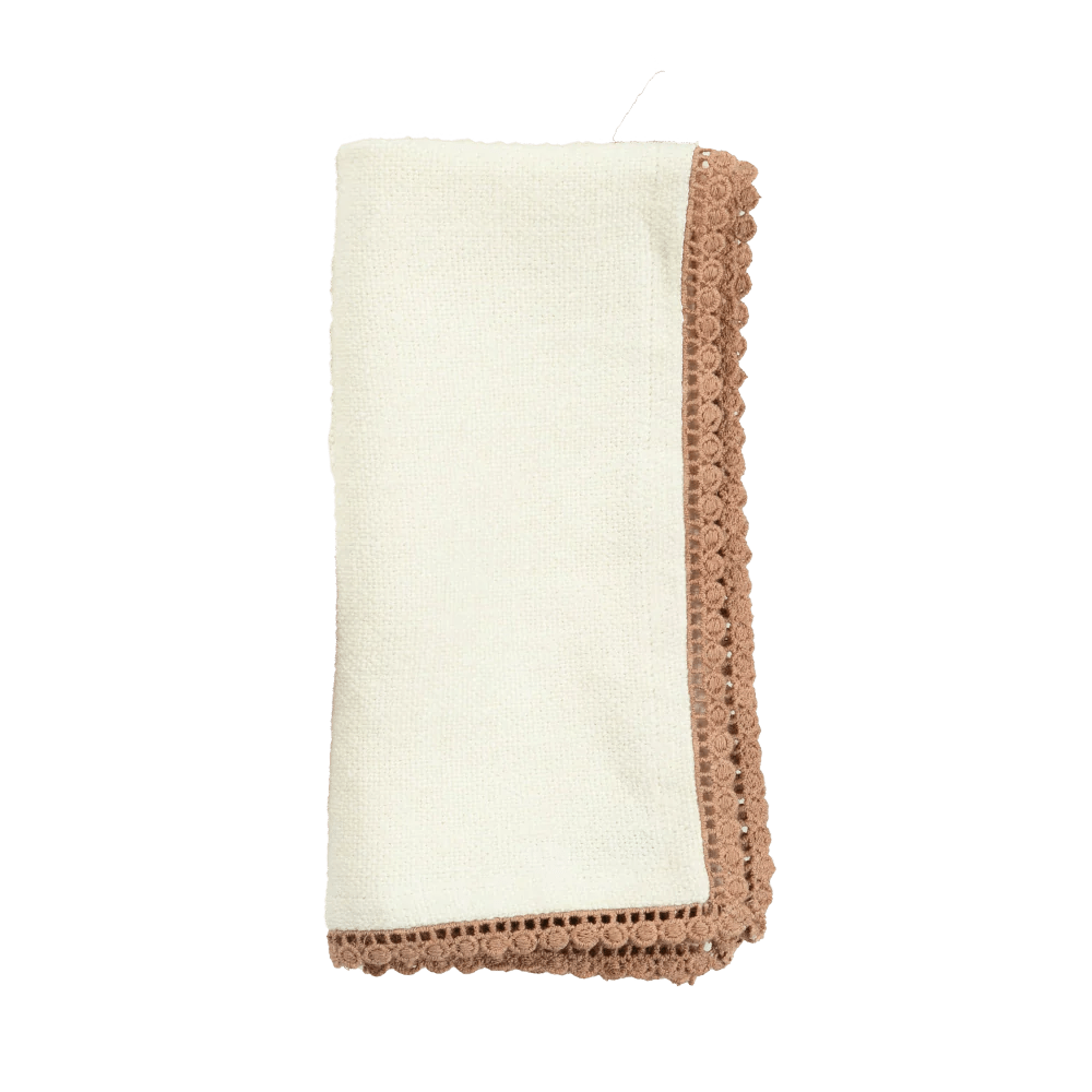 Anika Solid Table Napkin in Cream - Hosted by Kelly Gaudreau