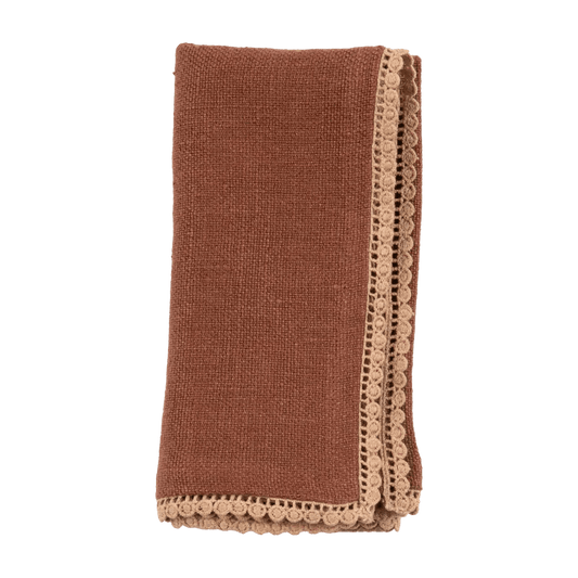 Anika Solid Table Napkin in Saffron - Hosted by Kelly Gaudreau