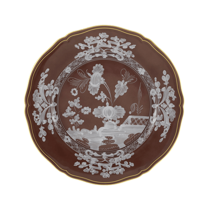 Antico Doccia Charger Plate in Castagna - Hosted by Kelly Gaudreau