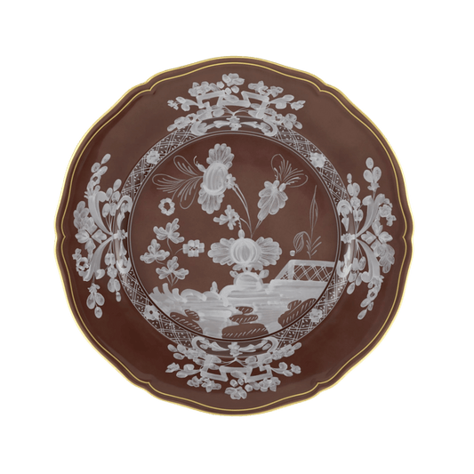 Antico Doccia Charger Plate in Castagna - Hosted by Kelly Gaudreau