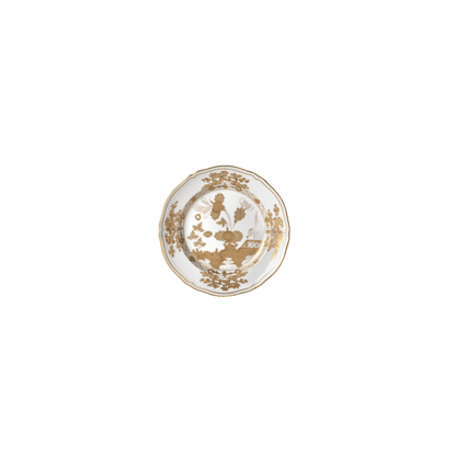 Antico Doccia Flat Dessert Plate - Aurum - Hosted by Kelly Gaudreau