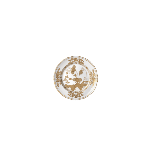 Antico Doccia Flat Dessert Plate - Aurum - Hosted by Kelly Gaudreau