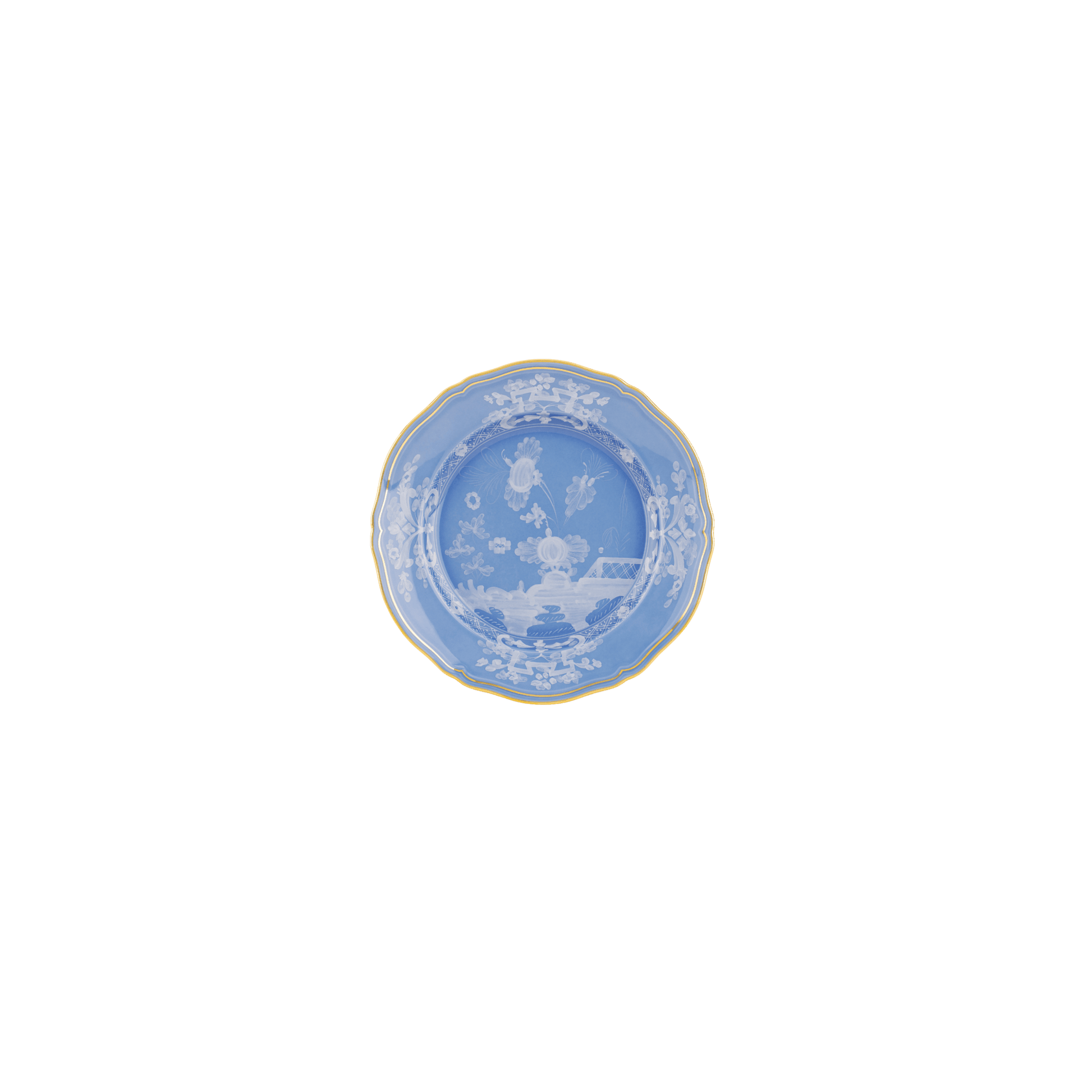 Antico Doccia Flat Dessert Plate in Pervinca - Hosted by Kelly Gaudreau