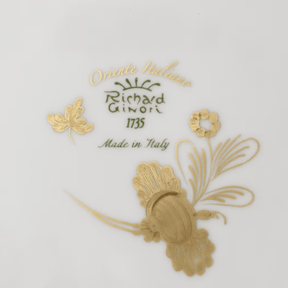 Antico Doccia Flat dinner plate - Aurum - Hosted by Kelly Gaudreau