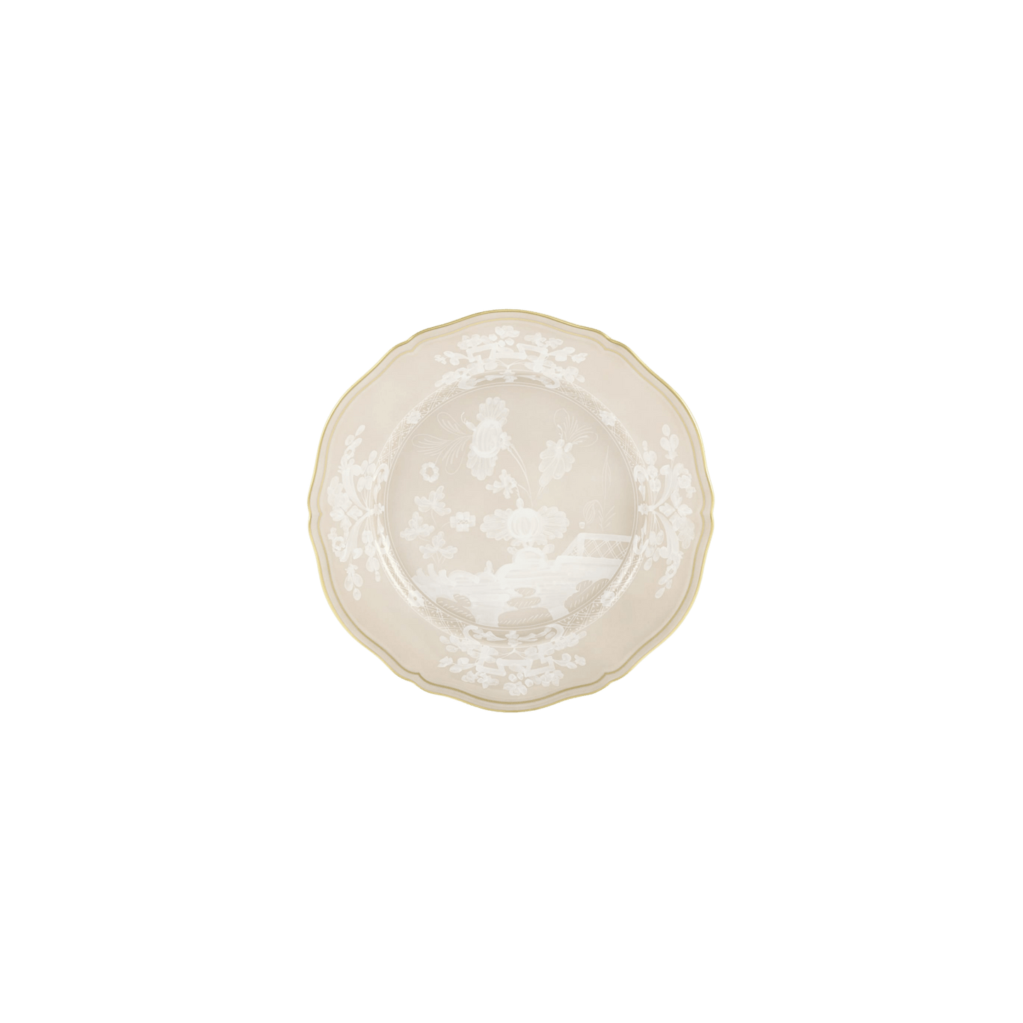 Antico Doccia Flat Dinner Plate - Meringa - Hosted by Kelly Gaudreau