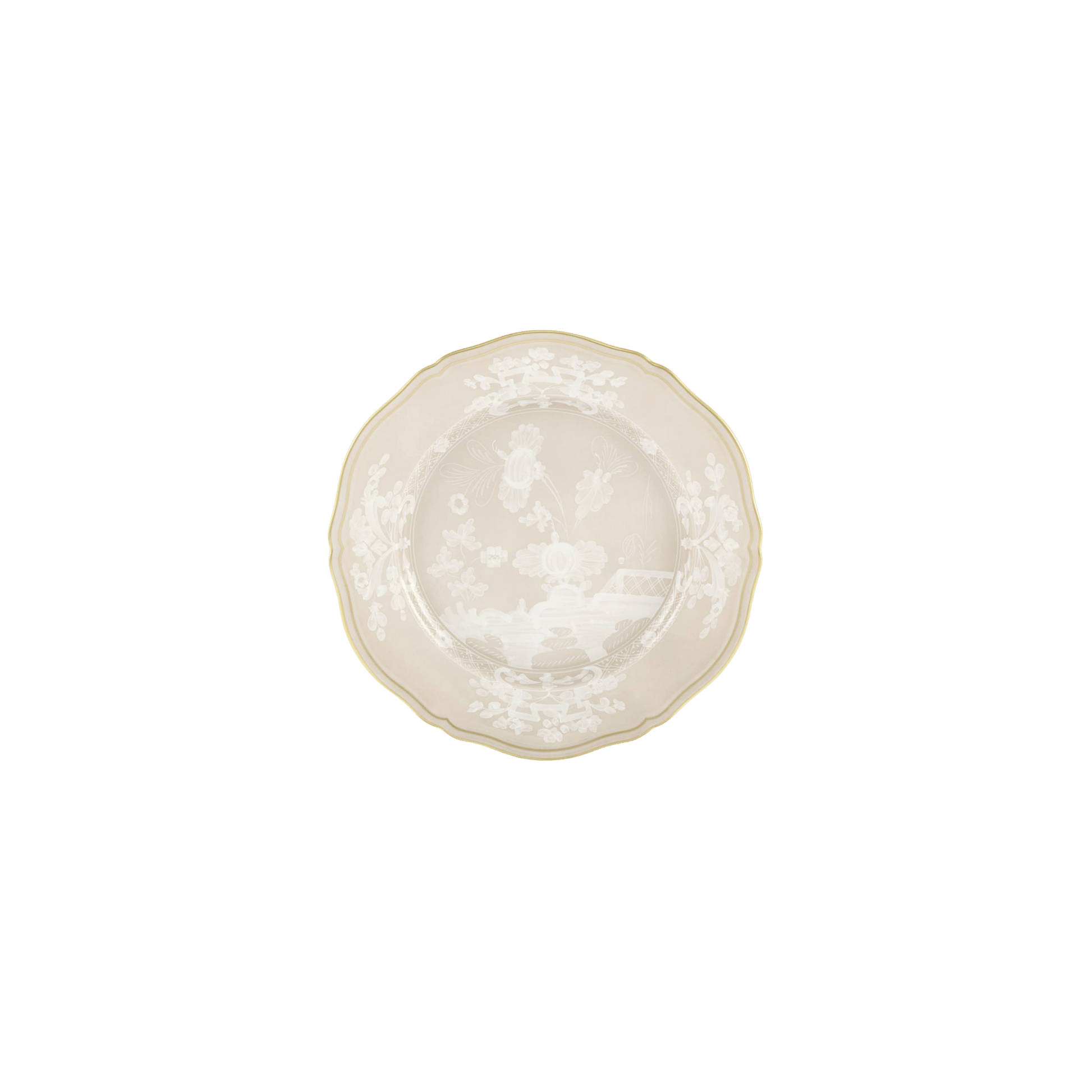 Antico Doccia Flat Dinner Plate - Meringa - Hosted by Kelly Gaudreau