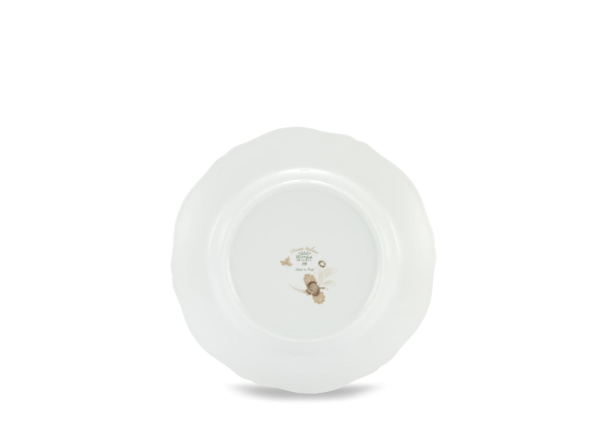 Antico Doccia Flat Dinner Plate - Meringa - Hosted by Kelly Gaudreau