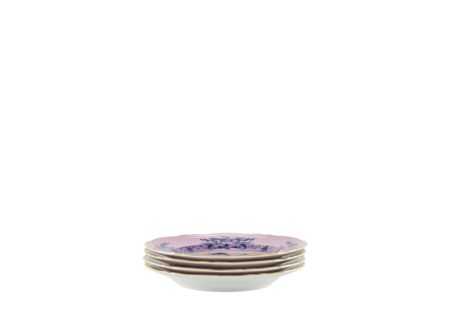 Antico Doccia Set of 4 Dessert plate - Azalea - Hosted by Kelly Gaudreau