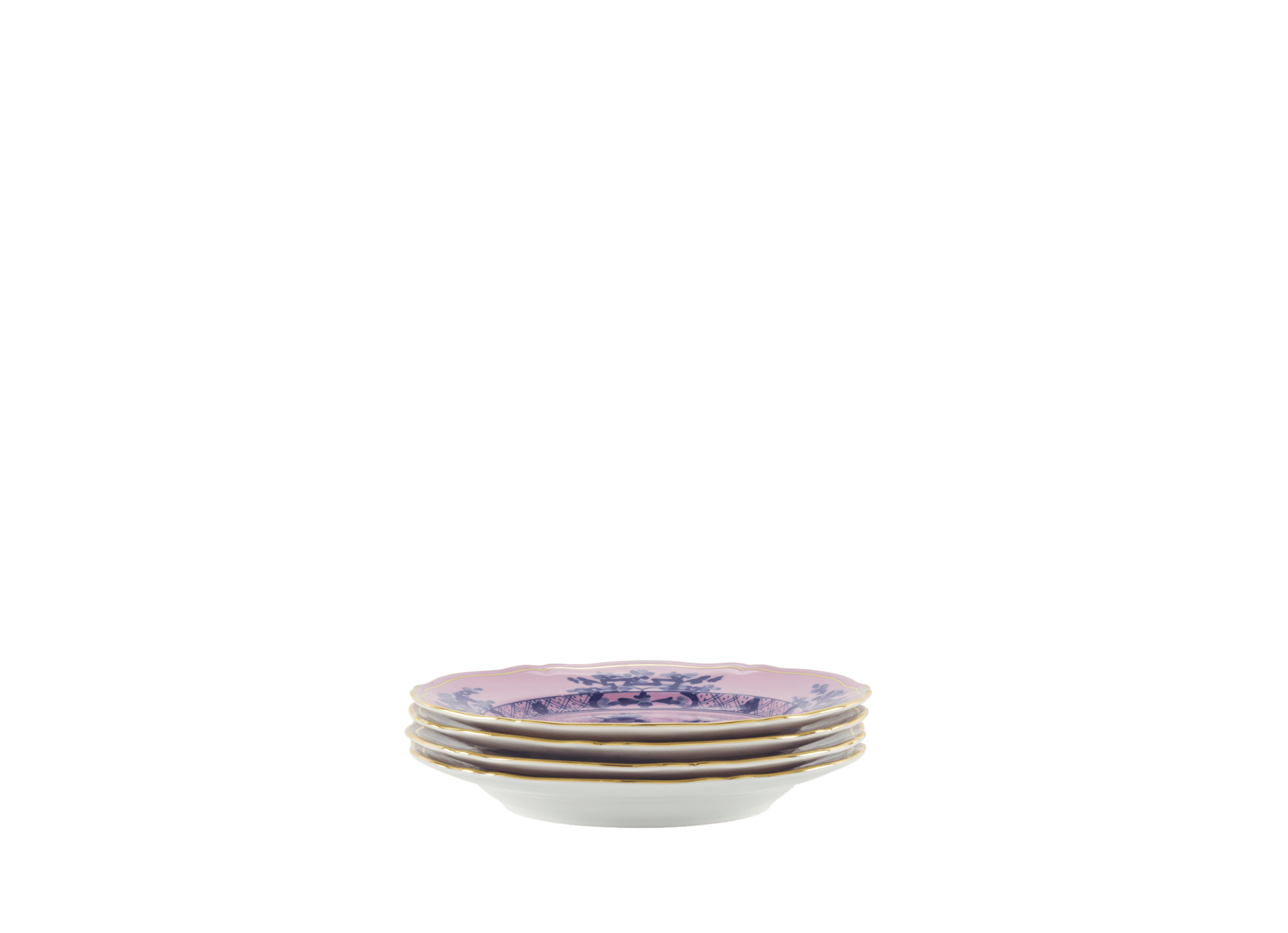 Antico Doccia Set of 4 Dessert plate - Azalea - Hosted by Kelly Gaudreau