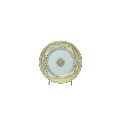 Antique Royal Doulton White & Gold Medallion Side Plates Set of 14 - Hosted by Kelly Gaudreau