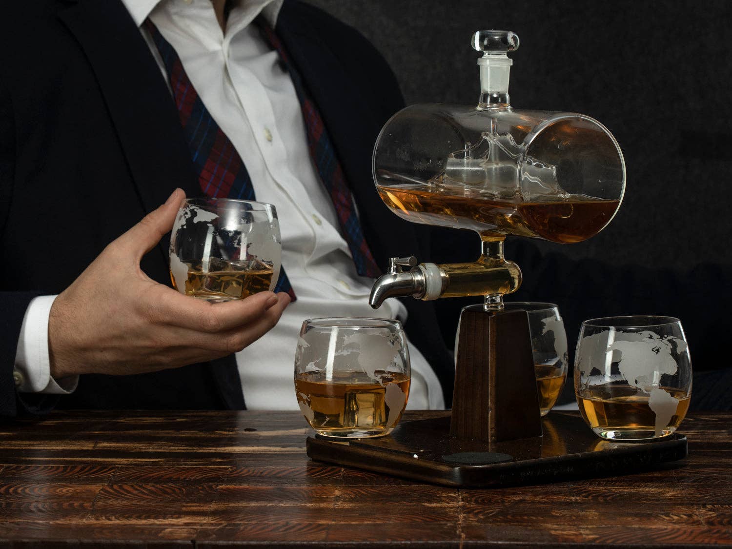 Antique Ship Decanter Set - Hosted by Kelly Gaudreau