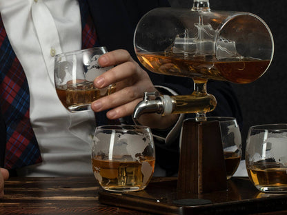 Antique Ship Decanter Set - Hosted by Kelly Gaudreau