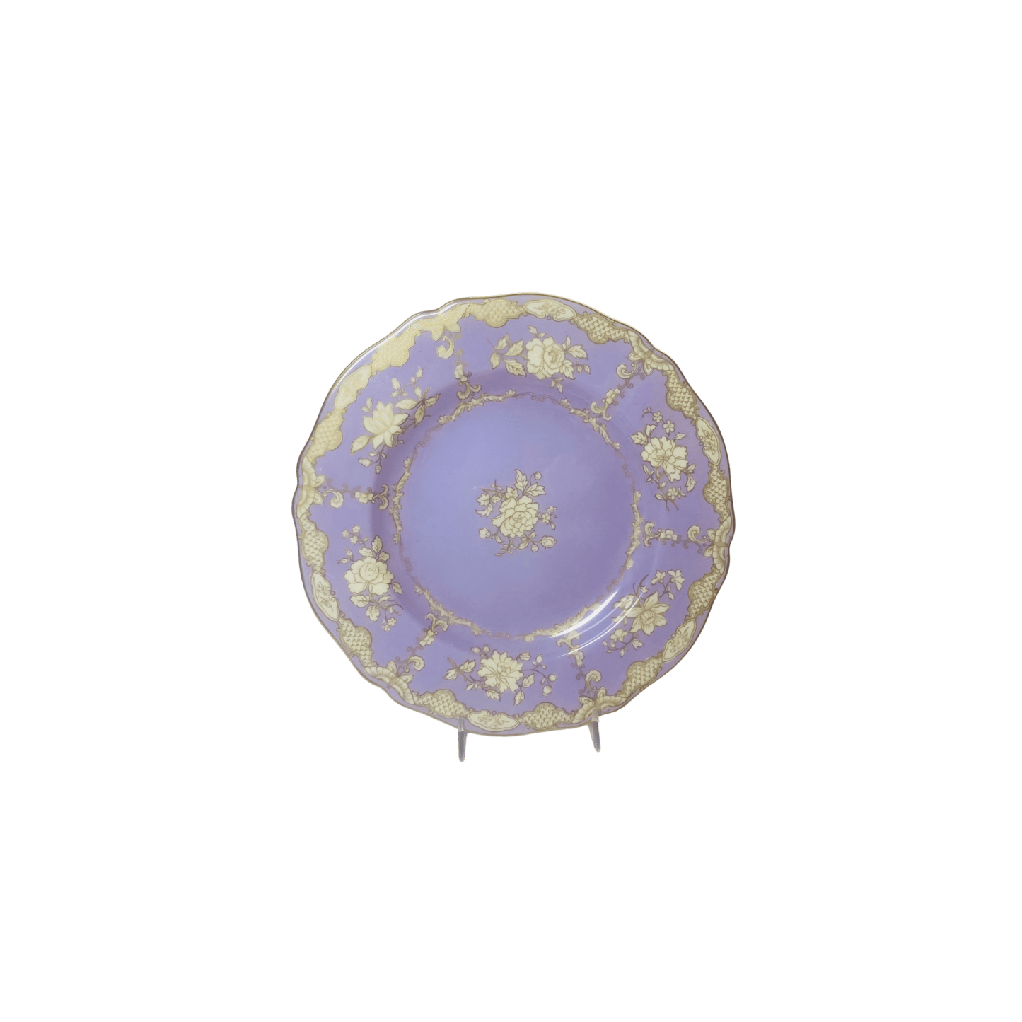 Antique Spode Lavender & Gold Dinner Plates Set of 10 - Hosted by Kelly Gaudreau