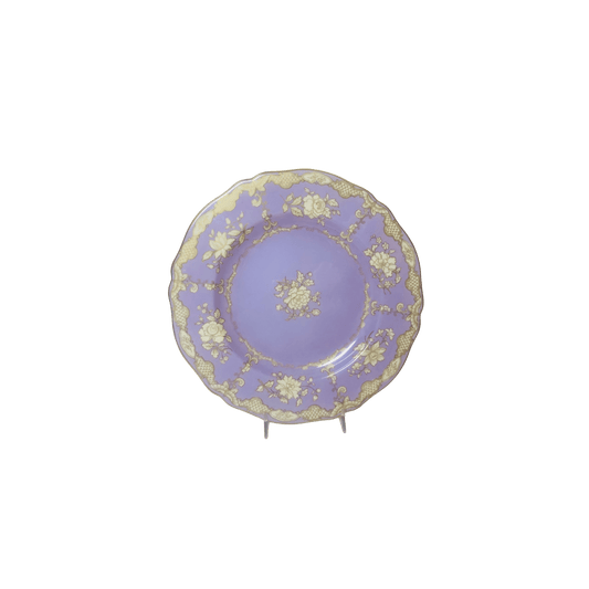 Antique Spode Lavender & Gold Dinner Plates Set of 10 - Hosted by Kelly Gaudreau