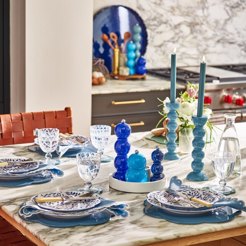 Aqua Bobbin Salt or Pepper Mill - Hosted by Kelly Gaudreau