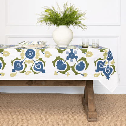Ariel Okin Embroidered Fenimore Trellis Tablecloth - Hosted by Kelly Gaudreau