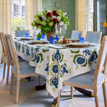 Ariel Okin Embroidered Fenimore Trellis Tablecloth - Hosted by Kelly Gaudreau