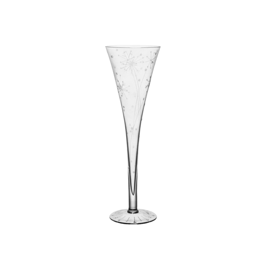 Fireworks Champagne Flute - Clear