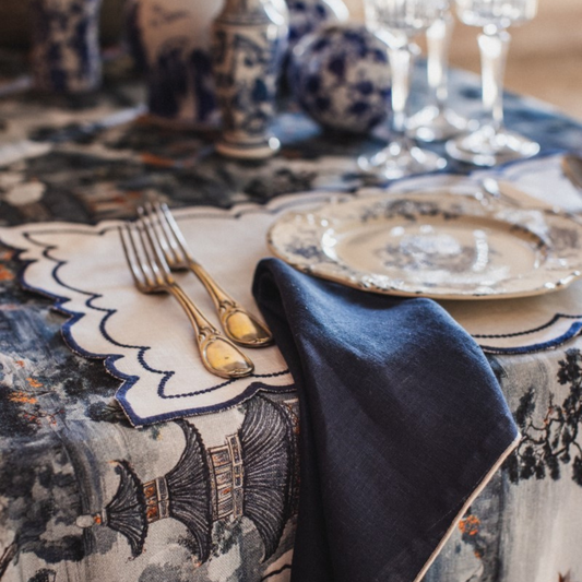 Letizia Placemat in Stain Resistant Linen - Set of 4